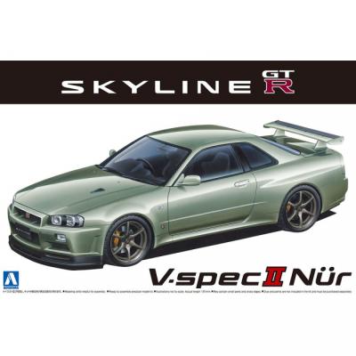 1/24 Nissan BNR34 Skyline GT-R V-Spec II Nur. '02