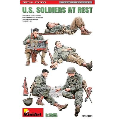 Acorn Models - 1/35 US Soldiers At Rest (Special Edition)